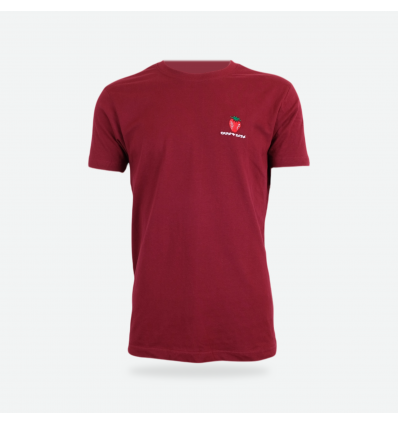 Tees Burgundy Classic Broderie