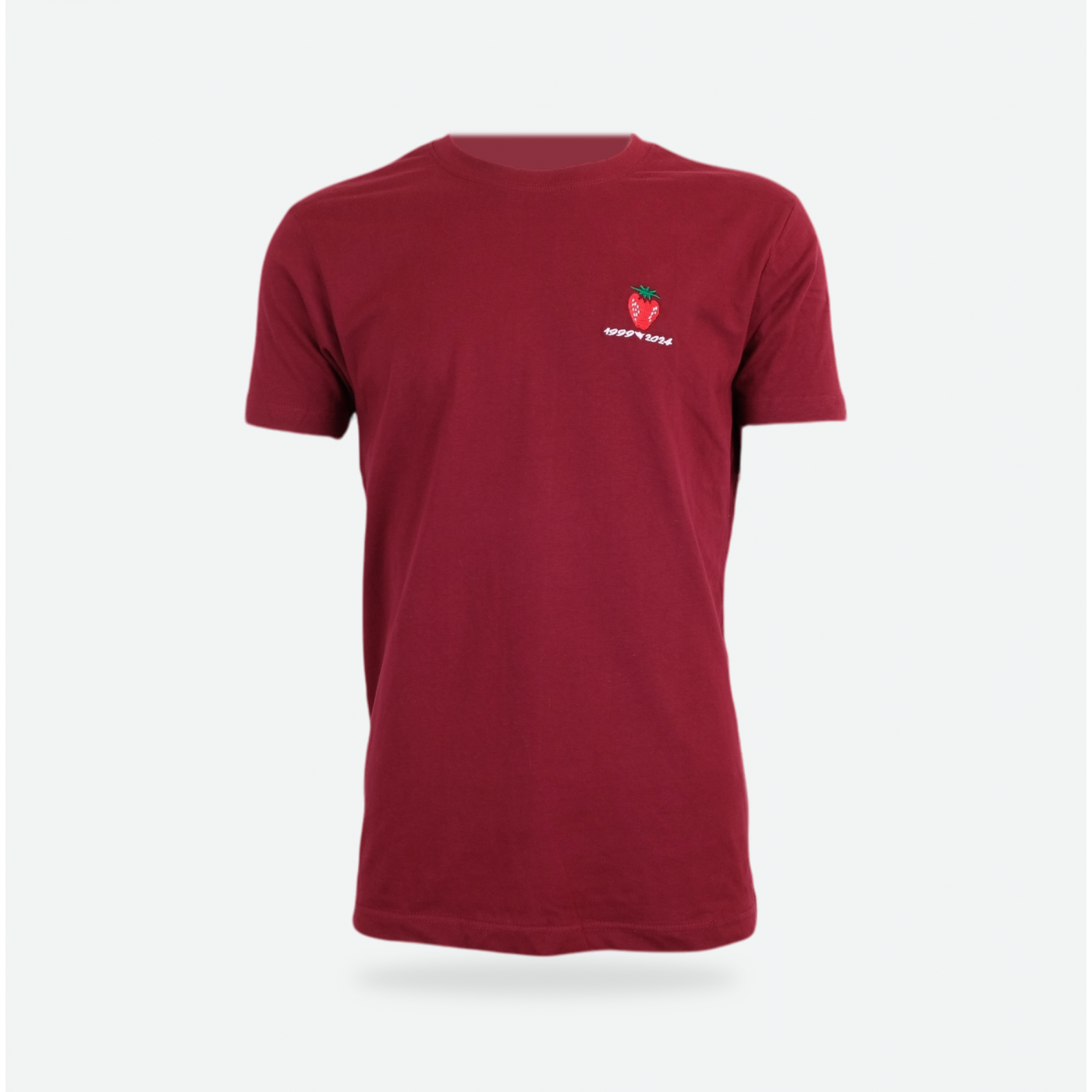 Tees Burgundy Classic Broderie